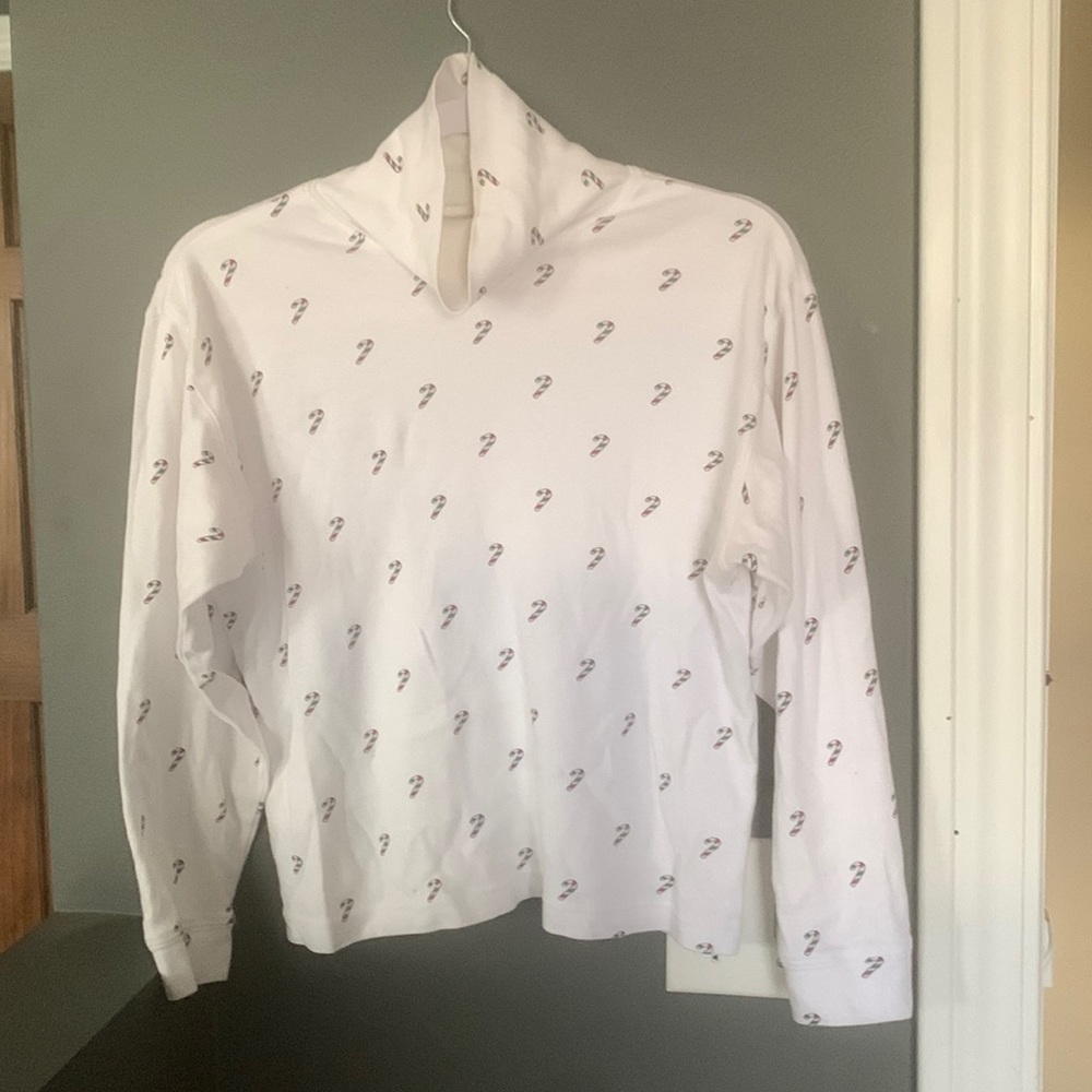 Need something to go under that ugly sweater? Candy Cane Turtle Neck